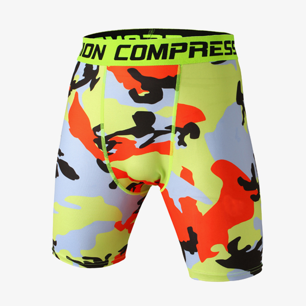 cv2727-012.jpg Camo Print Compression Shorts - Image 1