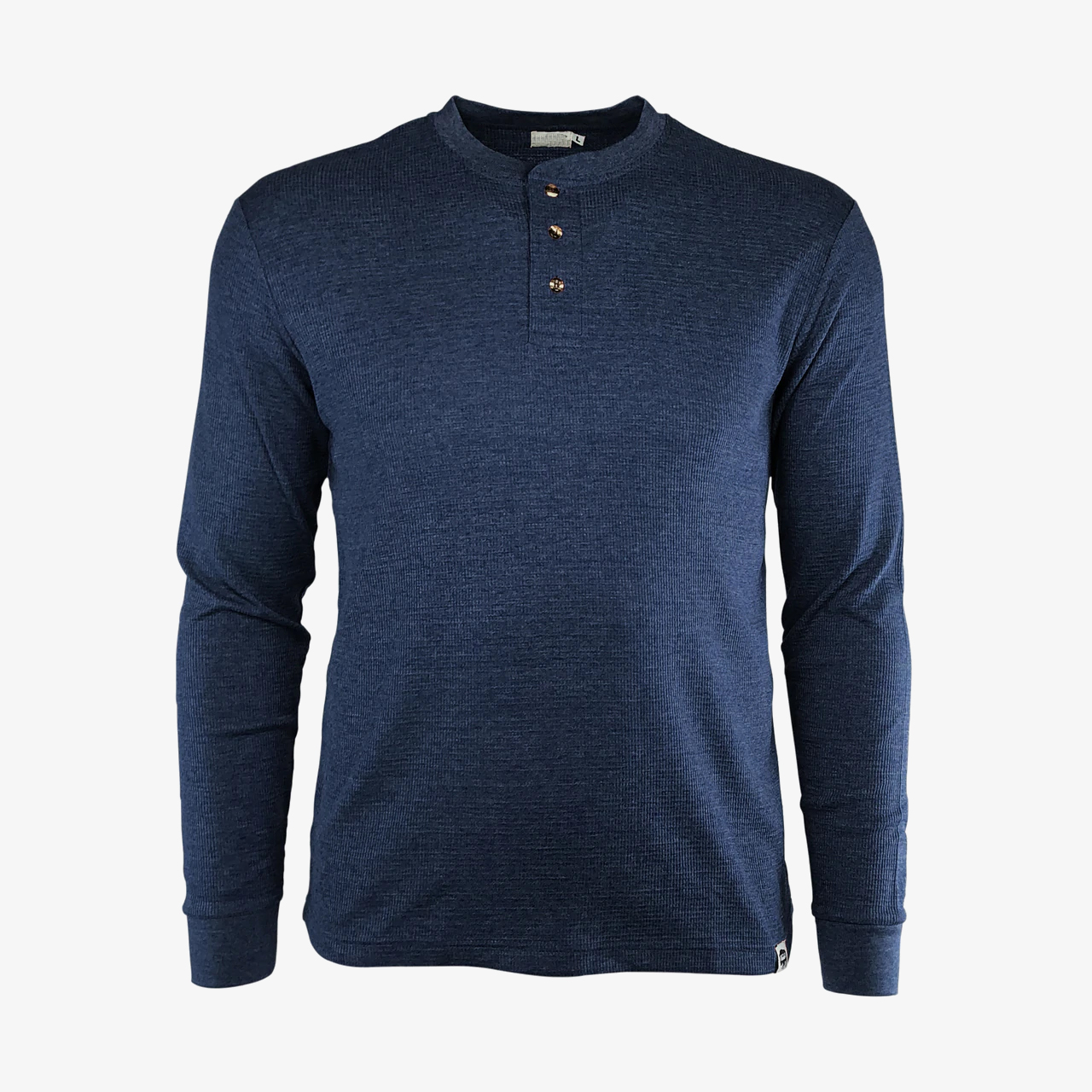 xx.jpg Henley Long Sleeve Shirt - Image 1