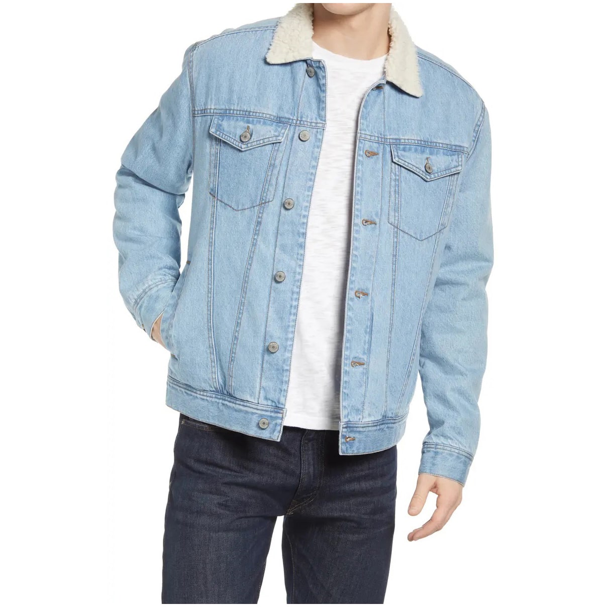 Fleece Lined Denim Jacket Fleece Lined Denim Jacket