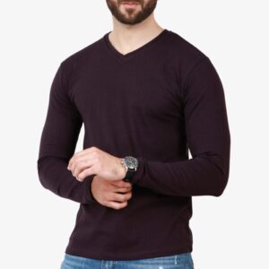 V-Neck Full Sleeves T-shirt