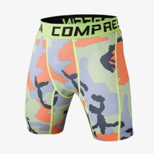 Camo Print Compression Shorts